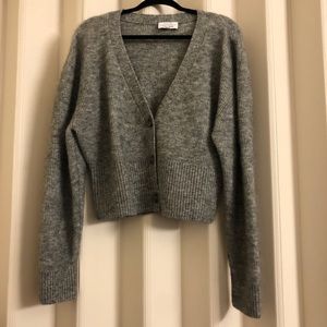 Mohair Blend Oversized Cardigan